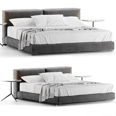 FLEXFORM 现代布艺双人床